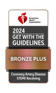 AHA 2024 Get With the Guidelines Bronze Plus Award